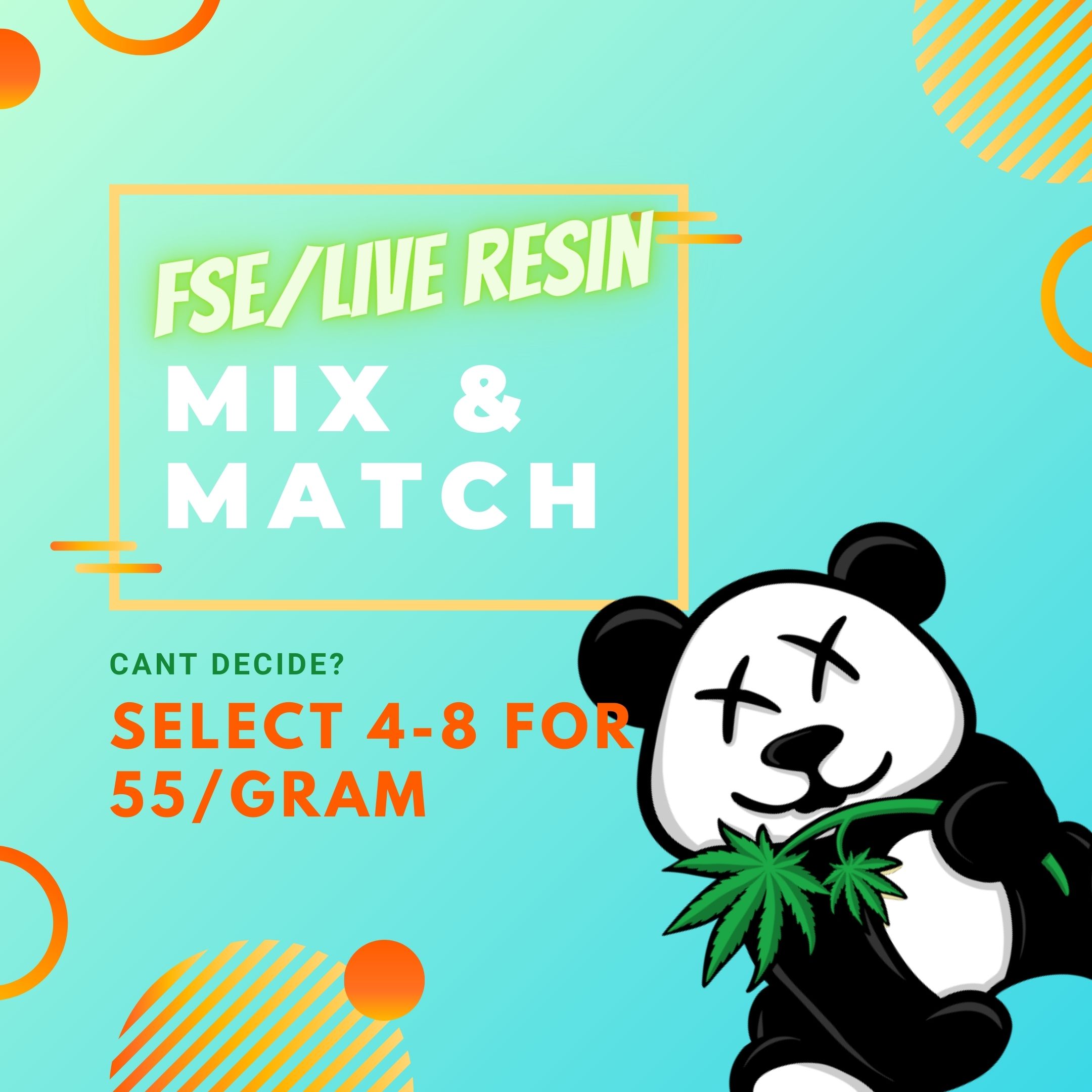 LIVE RESIN/FSE MIX N MATCH